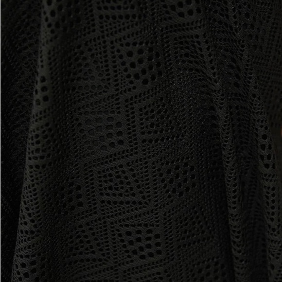 3x 4x 30/32 Swim Dress BloomChic Black Lace Swimsuit - Picture 9 of 11